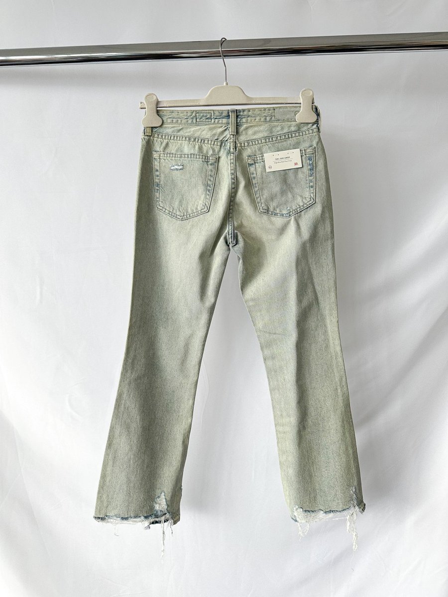 AG Jeans Denim Acid Dirt Wash Jodi Crop Jeans - Imagen 8