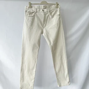 Jeanerica White Denim Straight Leg Jeans