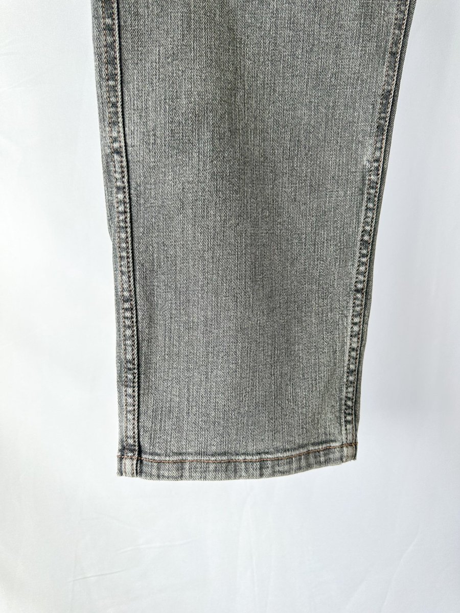 Brunello Cucinelli Grey The Boyish Tapered Hem Jeans - Imagen 5