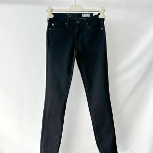 AG Jeans Prima Black Skinny Cigraette Leg Jeans
