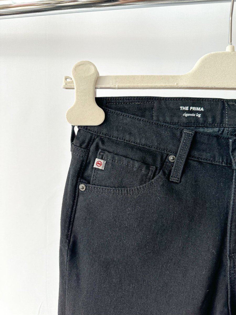 AG Jeans Prima Black Skinny Cigraette Leg Jeans - Imagen 6