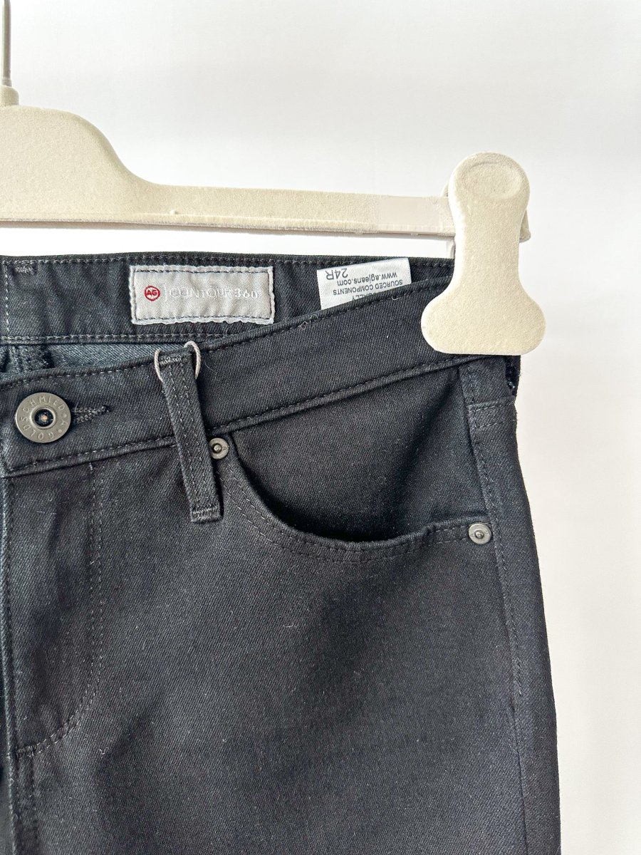 AG Jeans Prima Black Skinny Cigraette Leg Jeans - Imagen 5