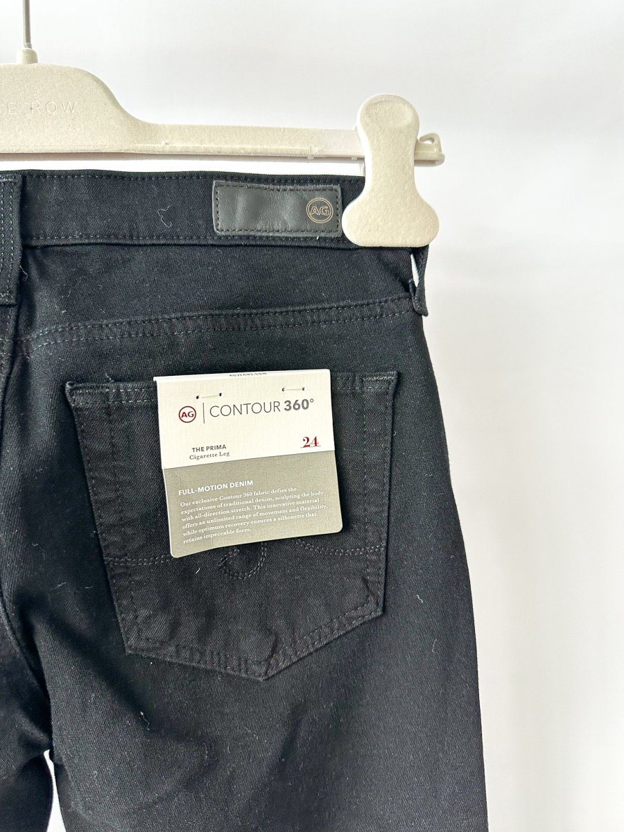 AG Jeans Prima Black Skinny Cigraette Leg Jeans - Imagen 4