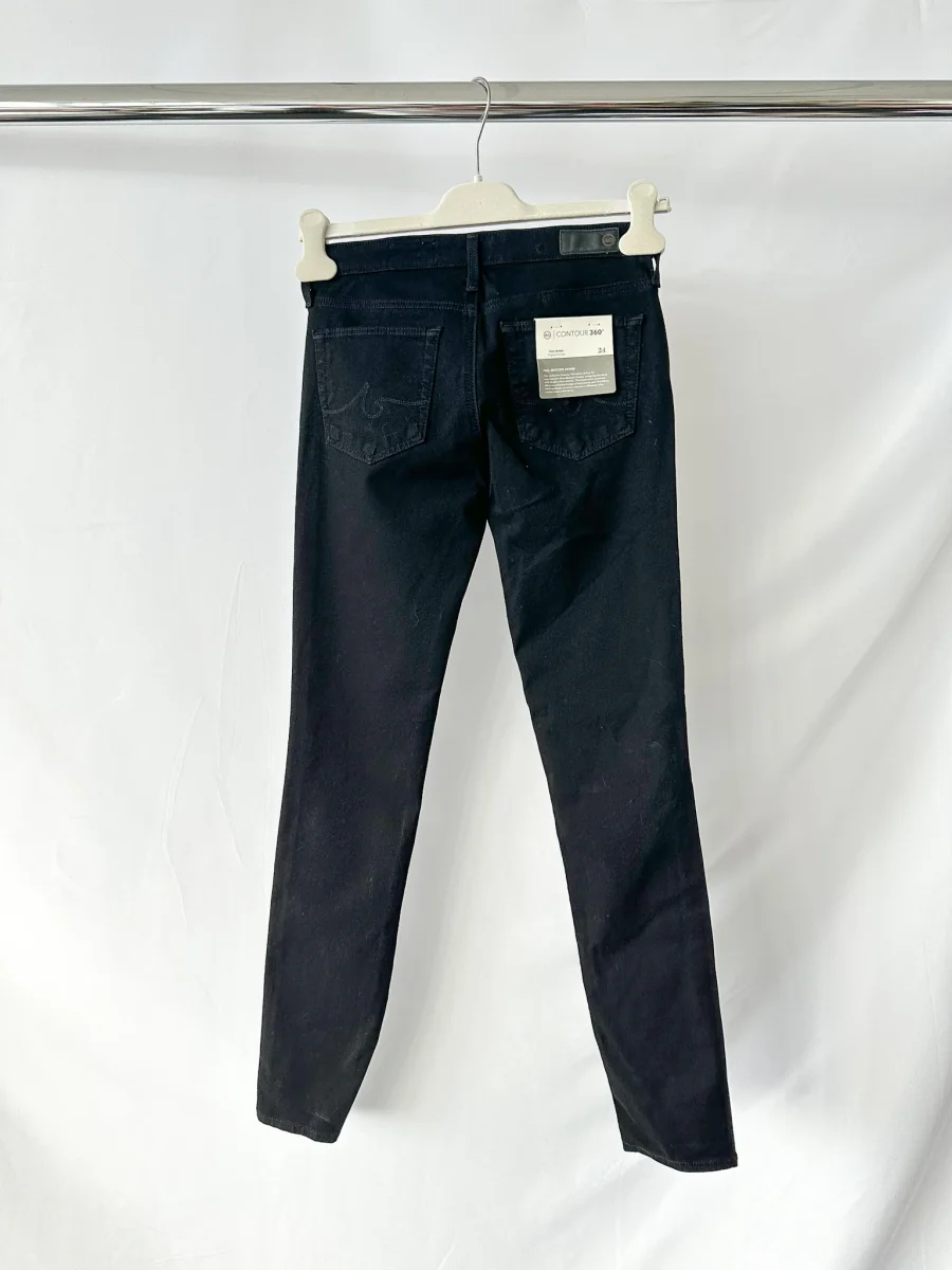 AG Jeans Prima Black Skinny Cigraette Leg Jeans - Imagen 3