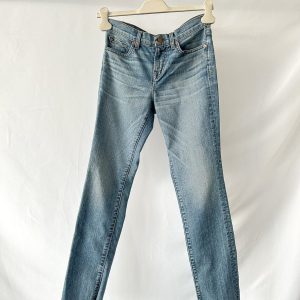 J Brand Denim Raw Hem Straight Leg Jeans