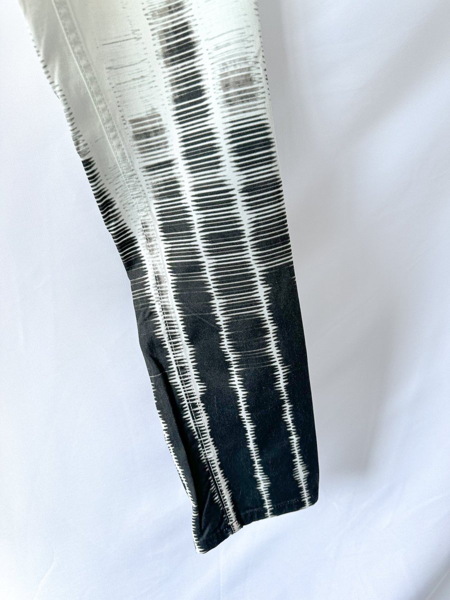Ann Demeuleester White Stripe Detail Trousers - Imagen 3