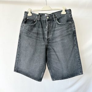 Agolde Black Skate Black Shorts