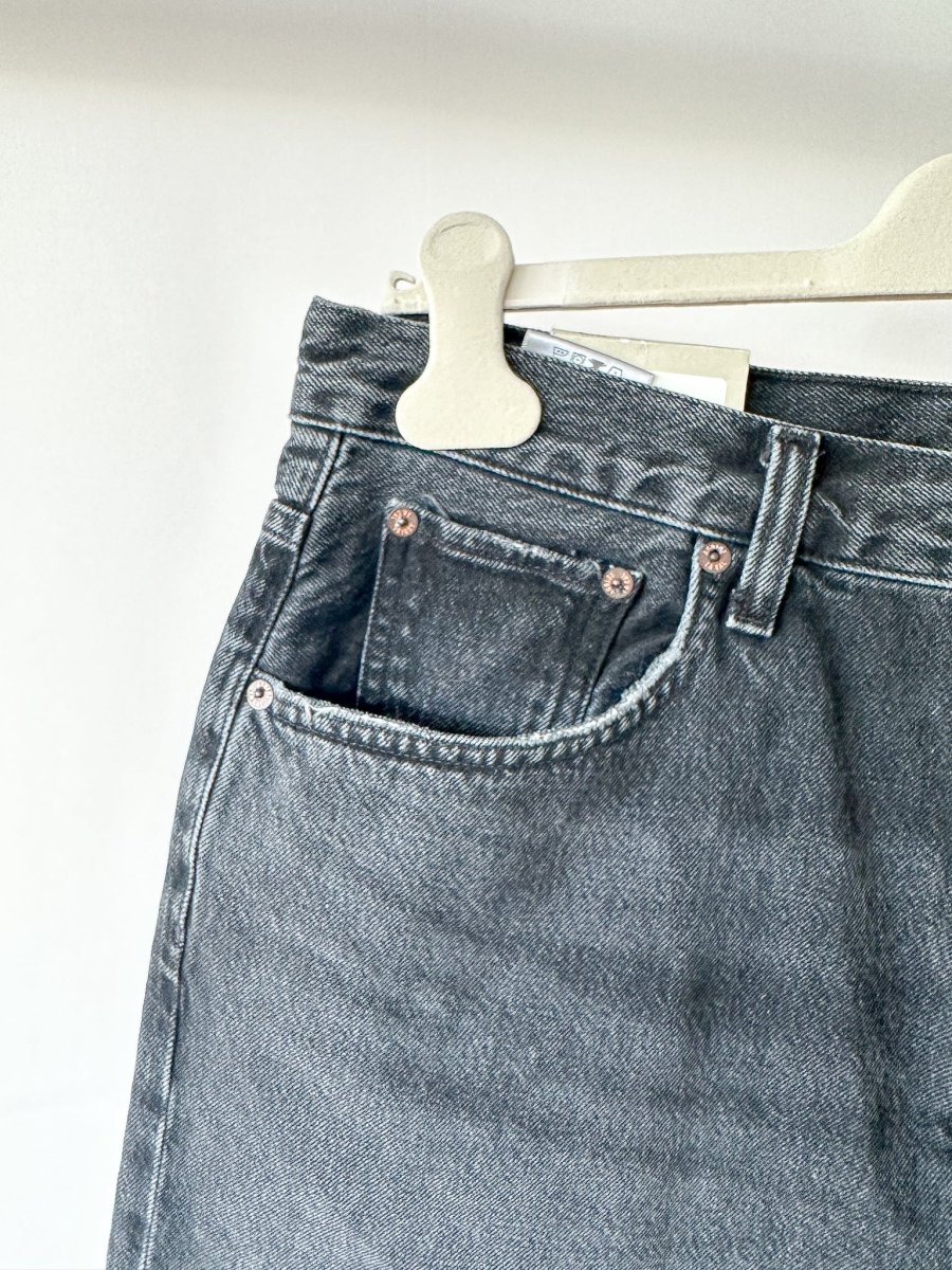 Agolde Black Skate Black Shorts - Imagen 3