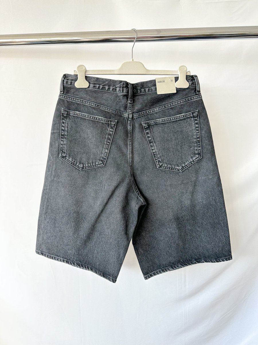 Agolde Black Skate Black Shorts - Imagen 5