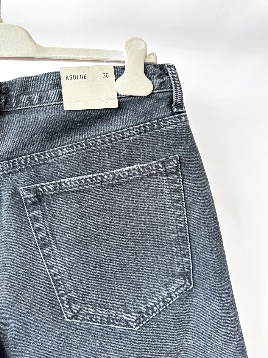 Agolde Black Skate Black Shorts - Imagen 6