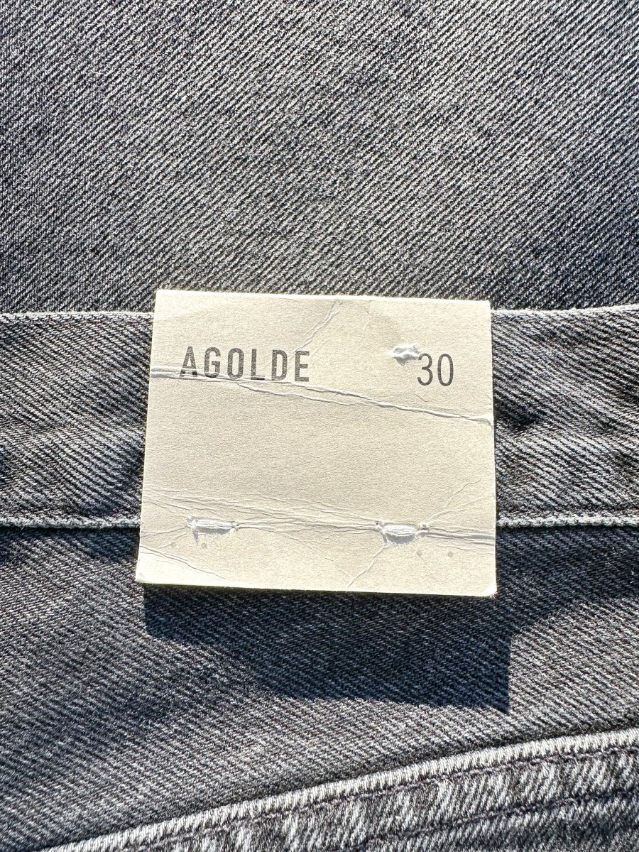Agolde Black Skate Black Shorts - Imagen 8
