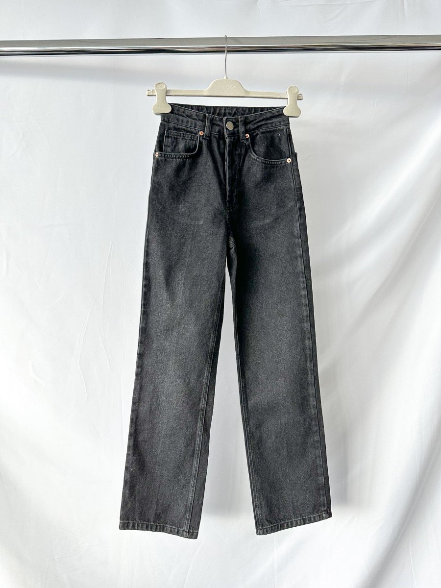 Raey Black Find Straight Leg Denim Jeans - Imagen 3
