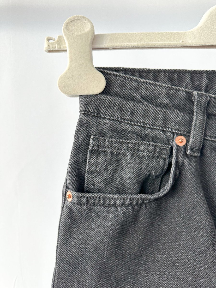 Raey Black Find Straight Leg Denim Jeans - Imagen 4