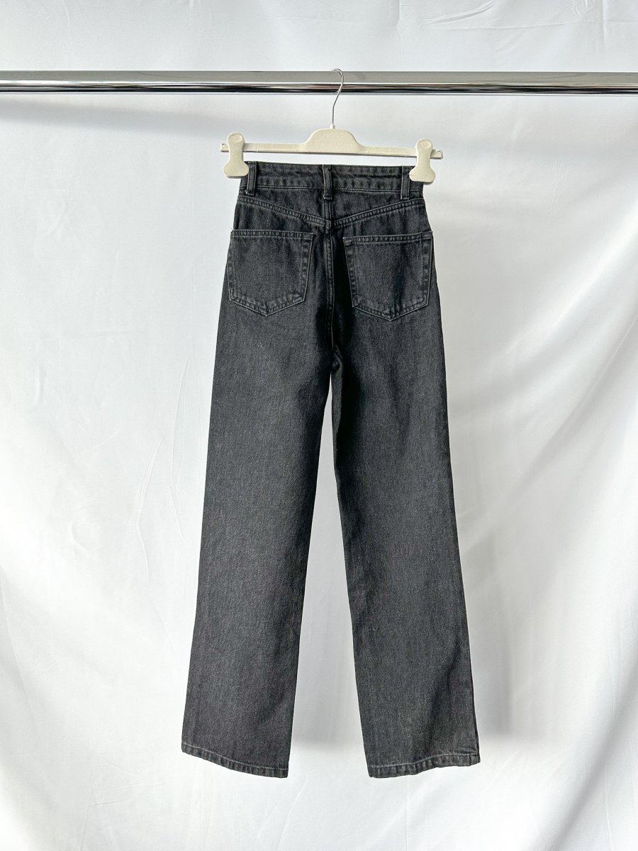 Raey Black Find Straight Leg Denim Jeans - Imagen 6