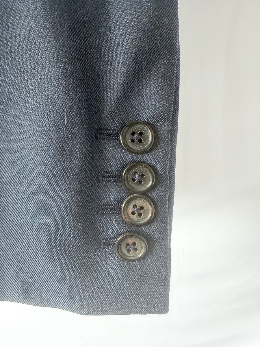 Thom Browne Fit 1 Classic Super 120 Twill Navy Blazer - Imagen 4