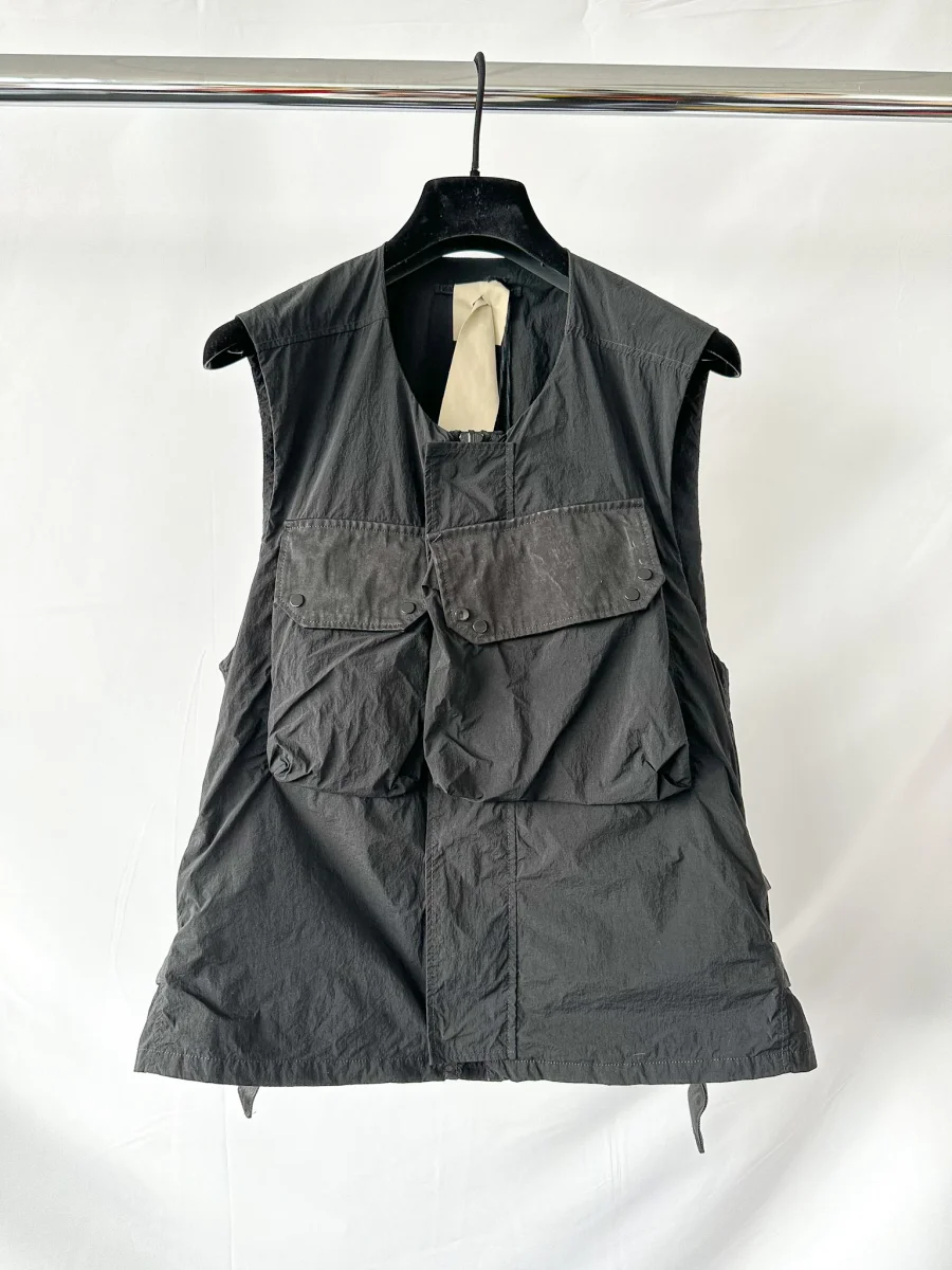 Ten C Mid Layer Vest In Black - Imagen 2