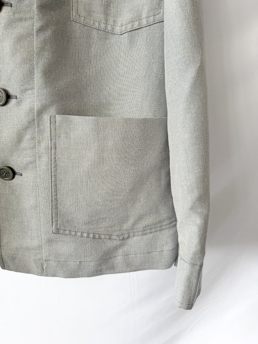 Kilgour Grey Light Summer Chore Jacket - Imagen 4