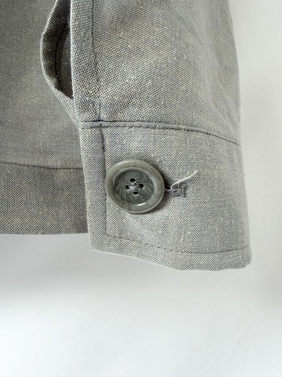Kilgour Grey Light Summer Chore Jacket - Imagen 7