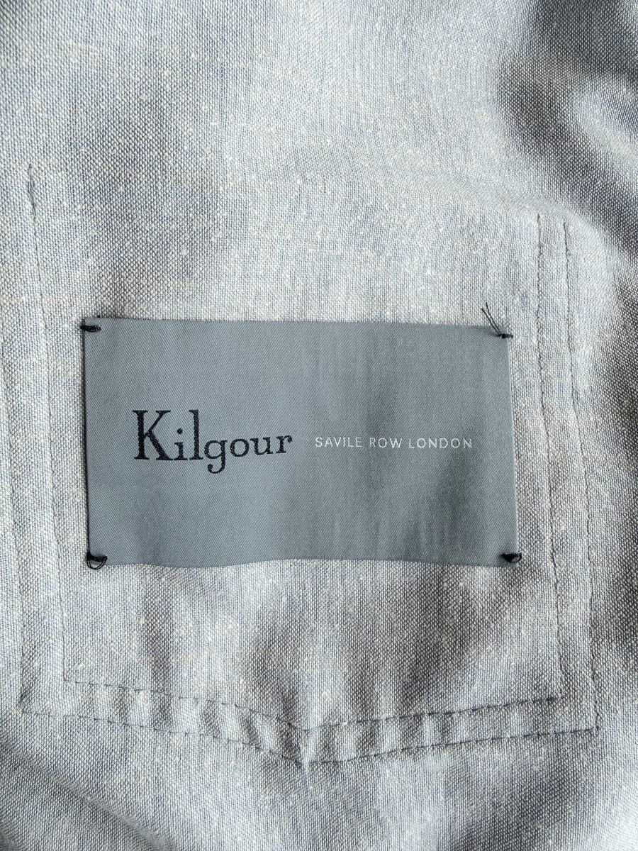 Kilgour Grey Light Summer Chore Jacket - Imagen 9