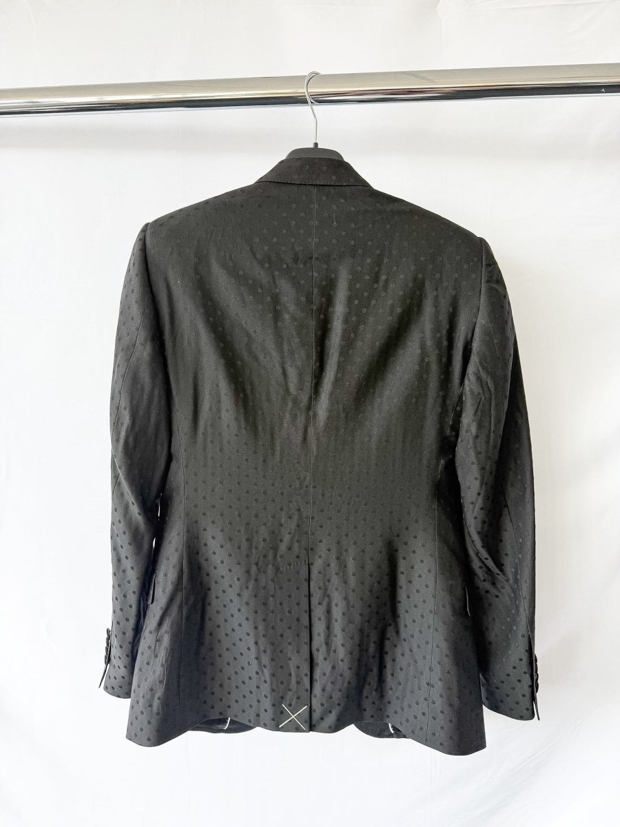 Dolce And Gabbana Black Spotted Evening Blazer - Imagen 3