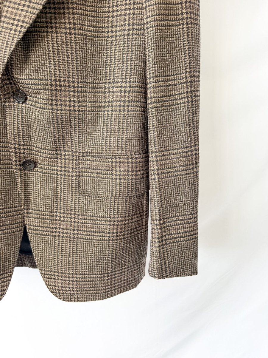 Tom Ford Atticus Textured Wool Blazer Camel Brown - Imagen 7
