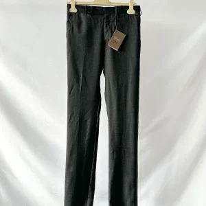 Cifonelli Dark Grey Wool Formal Trousers