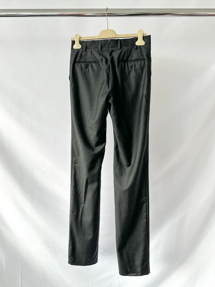 Cifonelli Dark Grey Wool Formal Trousers - Imagen 5