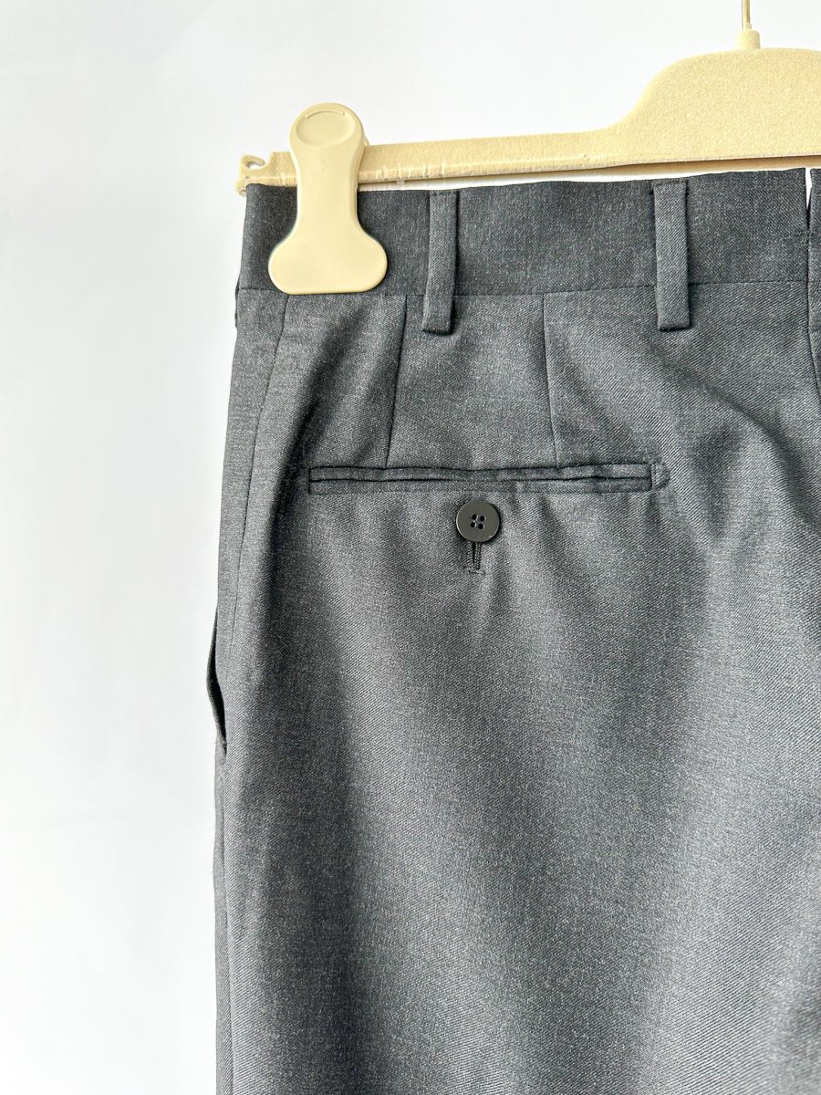 Cifonelli Dark Grey Wool Formal Trousers - Imagen 6