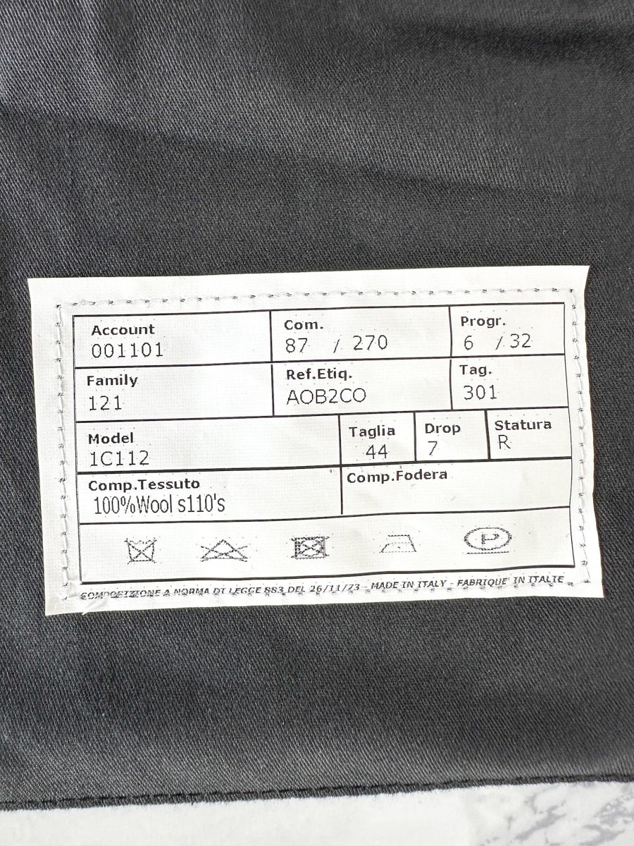 Cifonelli Dark Grey Wool Formal Trousers - Imagen 8