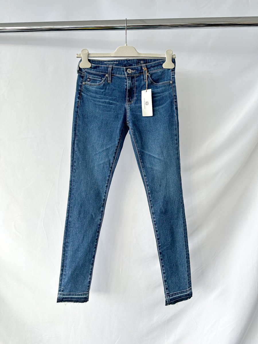 AG Jeans Denim Super Skinny Ankle Legging Blue Jeans - Imagen 4