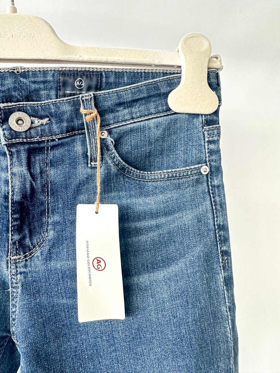 AG Jeans Denim Super Skinny Ankle Legging Blue Jeans - Imagen 7