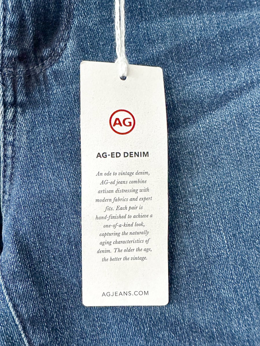 AG Jeans Denim Super Skinny Ankle Legging Dark Blue Jeans - Imagen 4