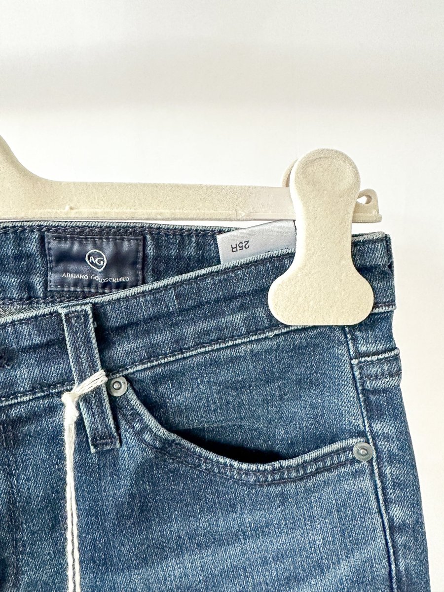 AG Jeans Denim Super Skinny Ankle Legging Dark Blue Jeans - Imagen 5