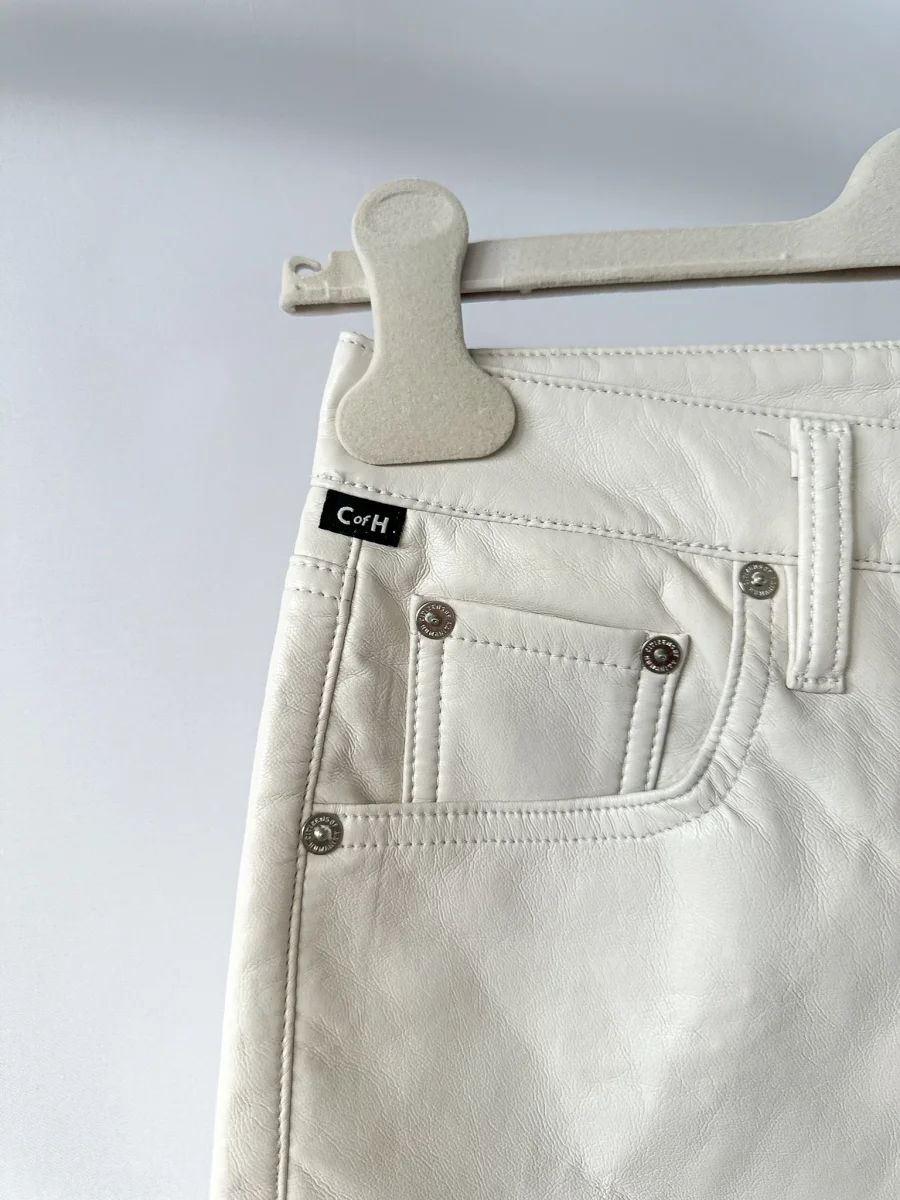 Citizens Of Humanity Isola Recycled Leather Cropped Boot Jeans - Imagen 5