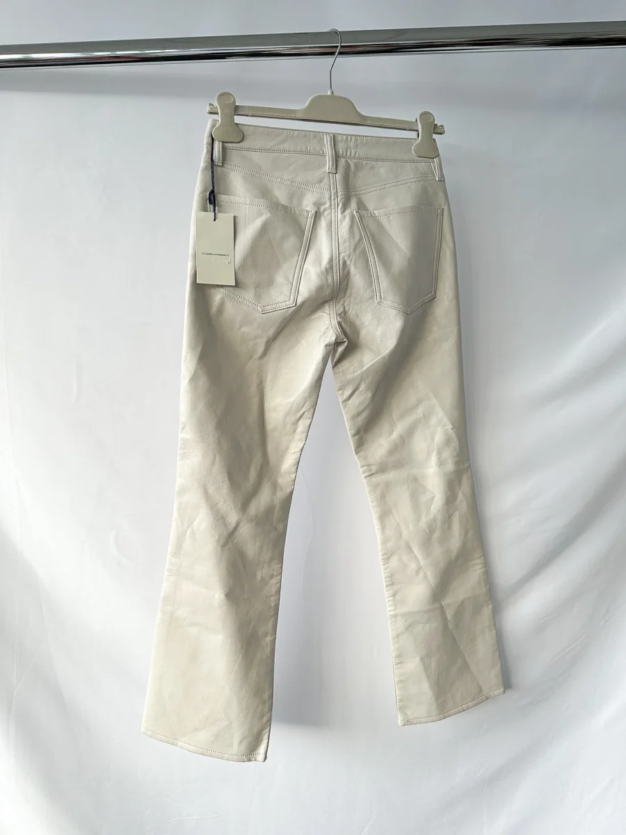 Citizens Of Humanity Isola Recycled Leather Cropped Boot Jeans - Imagen 6