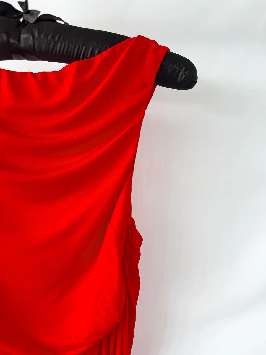 Christopher Esber Diya Open-Back Asymmetric Draped Jersey Mini Dress - Imagen 7