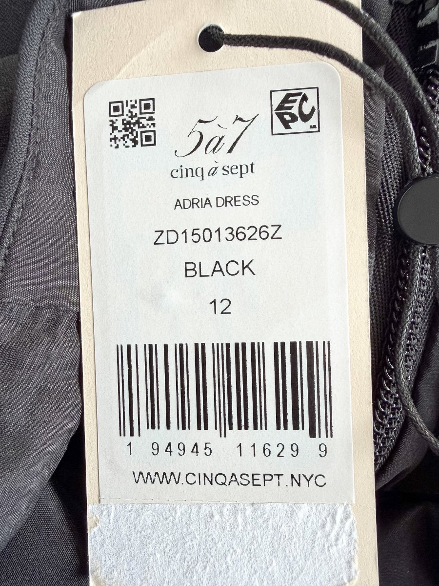 Cinq À Sept Black Adria Cutout Stretch-Crepe Midi Dress - Imagen 7