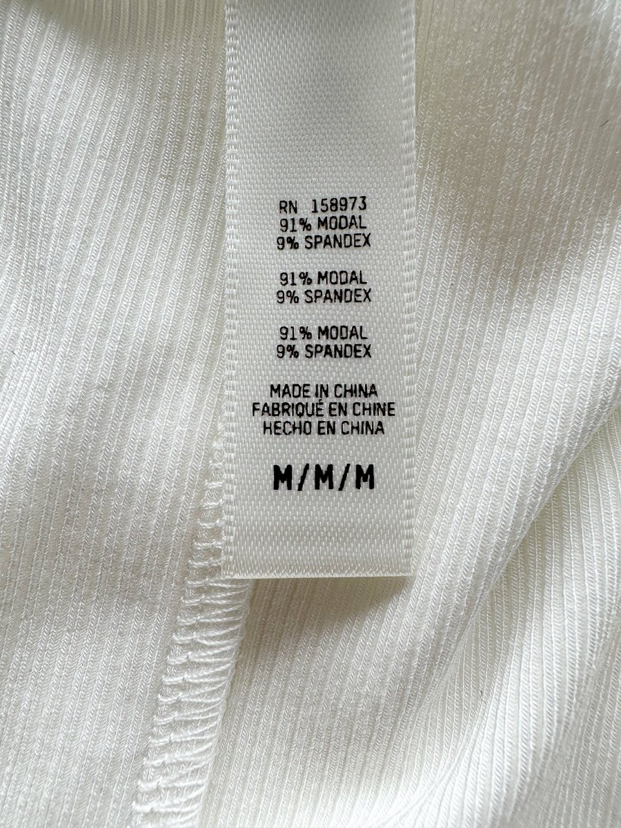 Skims Soft Lounge White Ribbed Knit Sleeveless Dress - Imagen 8