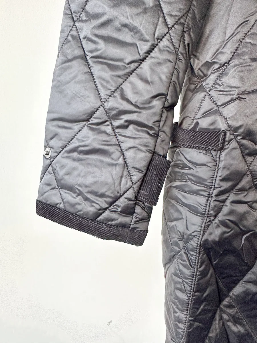 House Of Hackney Black Quilted Floral Lined Coat - Imagen 7