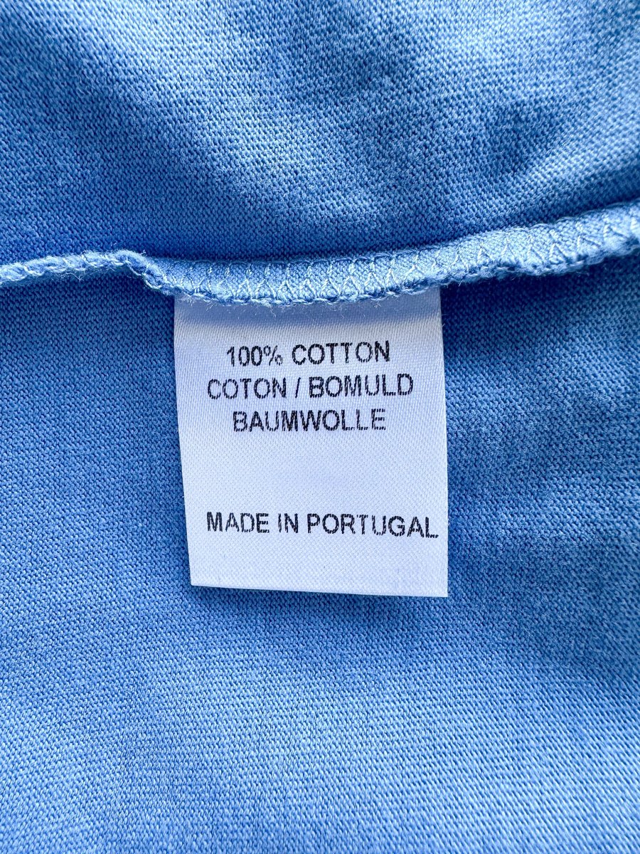 Nigel Cabourn Blue Globe Logo Embroider Spellout Tee - Imagen 8
