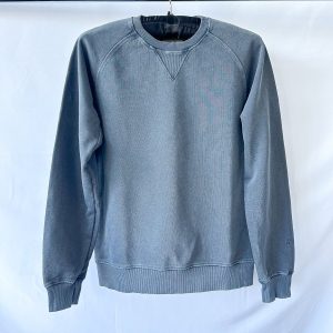Nigel Cabourn Embroidered Arrow Crew Sweatshirt In Navy Oversized