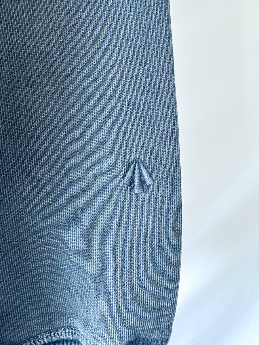 Nigel Cabourn Embroidered Arrow Crew Sweatshirt In Navy Oversized - Imagen 5