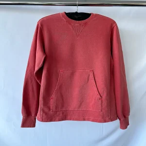 Nigel Cabourn Kangaroo Pocket USMC Red Training Sweatshirt Oversized