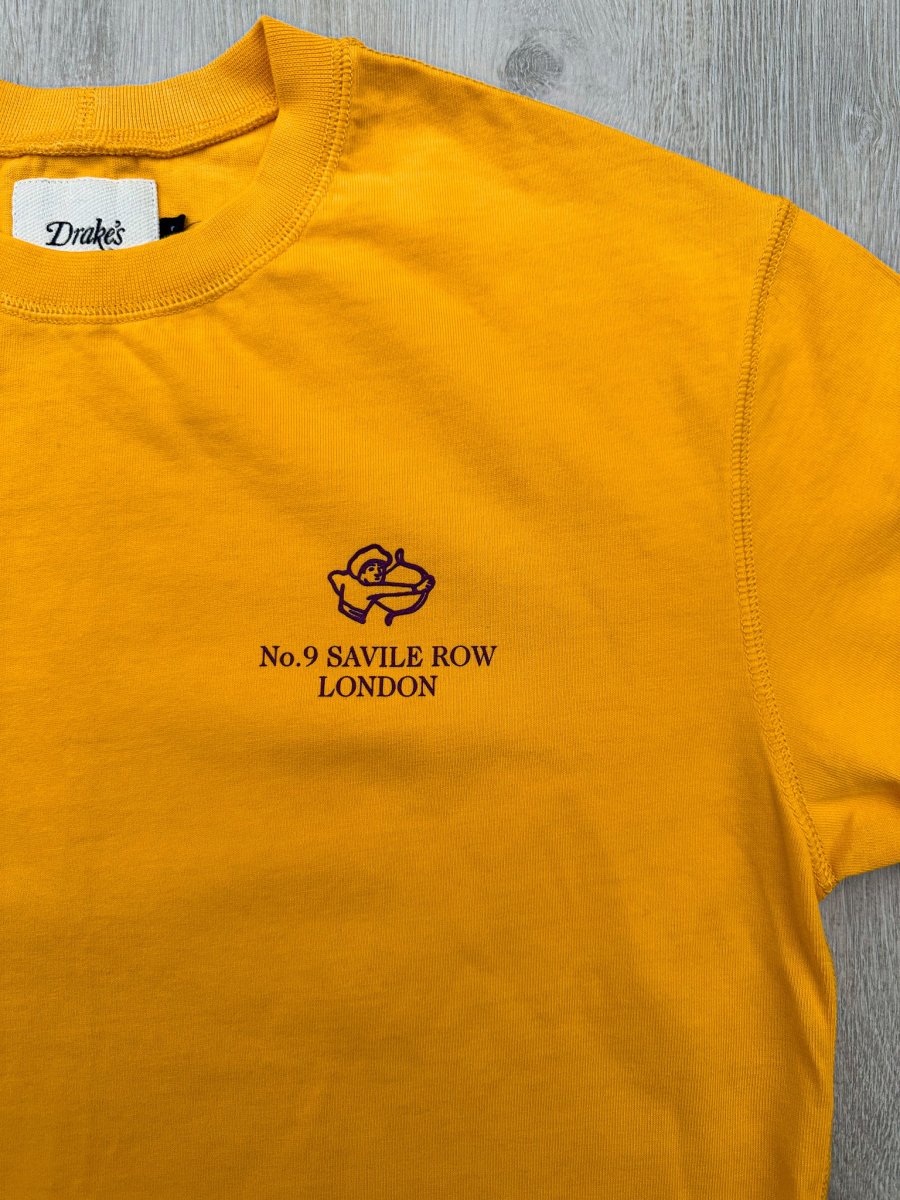 Drake's Mughal Archer Yellow Tee Shirt - Imagen 5