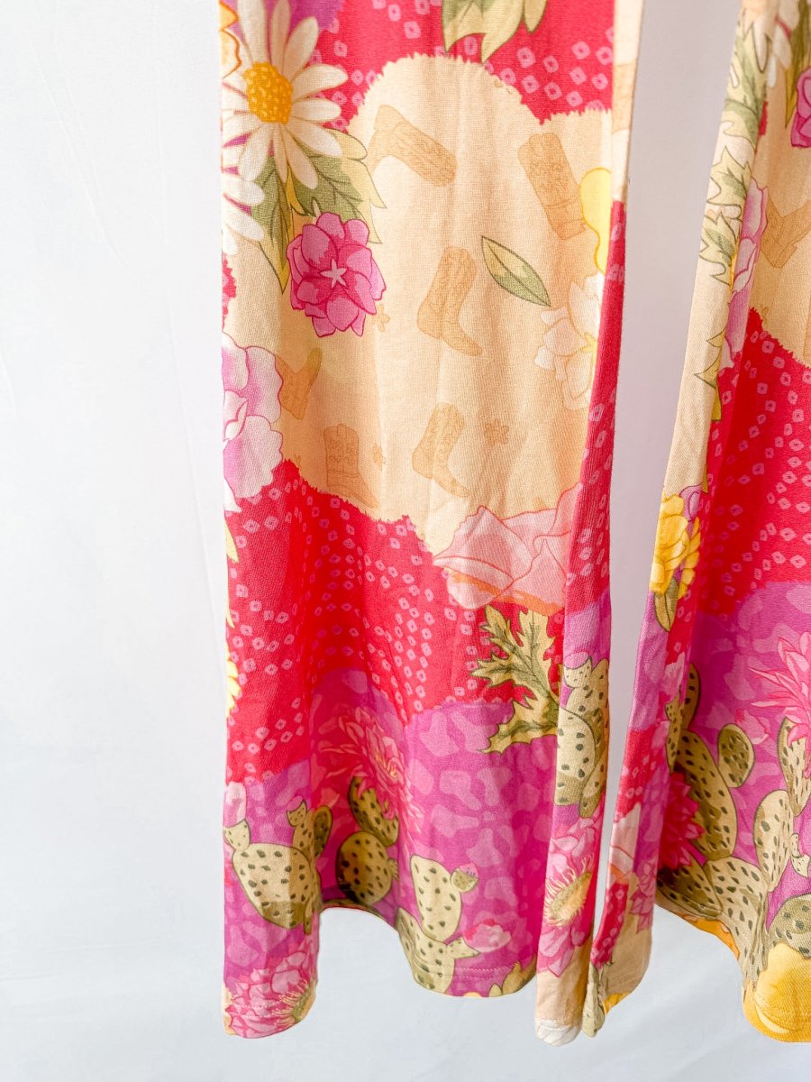 Spell & the Gypsy Joshua Tree Boho Print Bell Bottom Trousers - Imagen 7