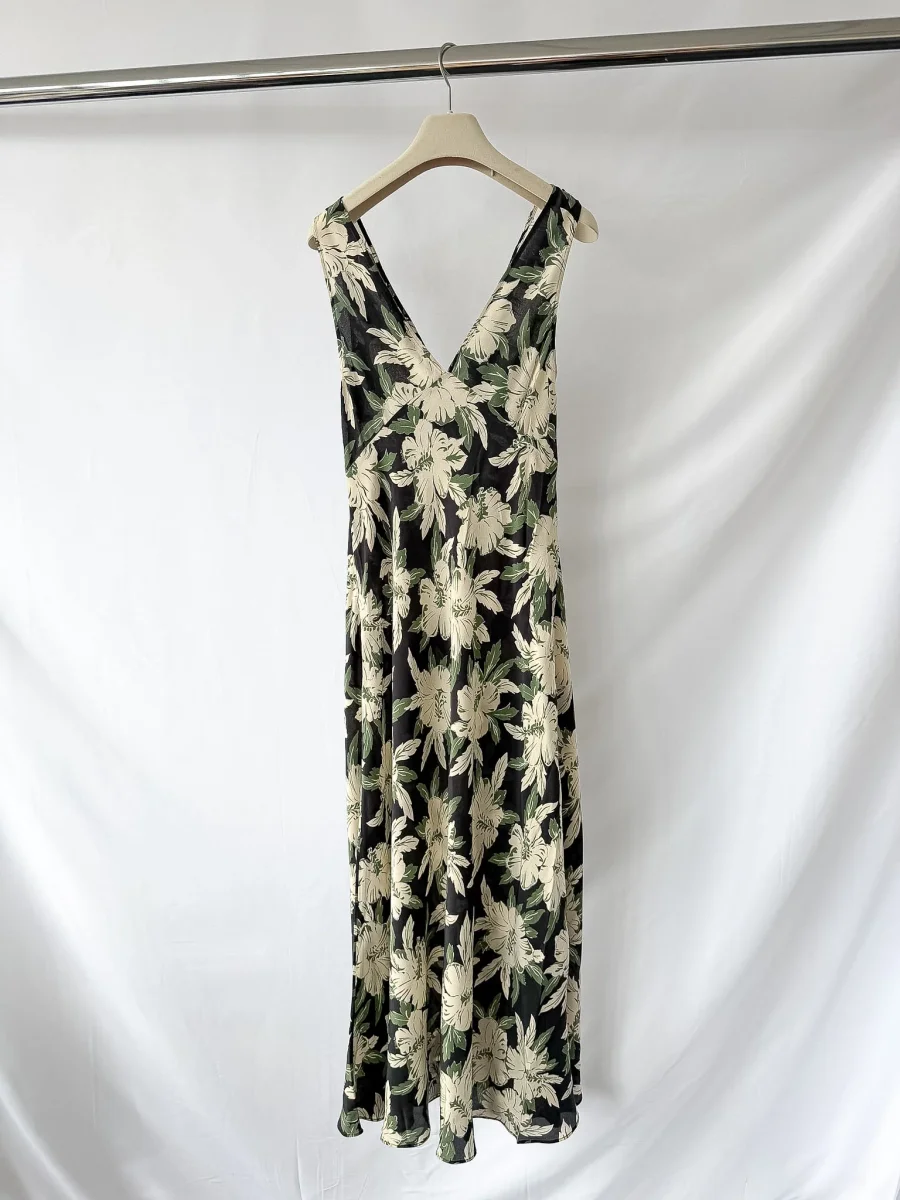 Rixo London Lauriane Floral Crepe De Chine Midi Dress - Imagen 8