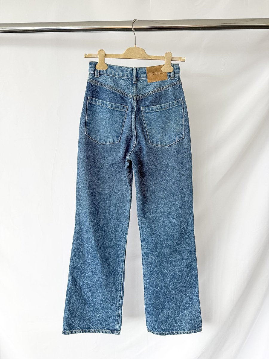 Spell & The Gypsy Daisy Patchwork Denim Jeans - Imagen 5