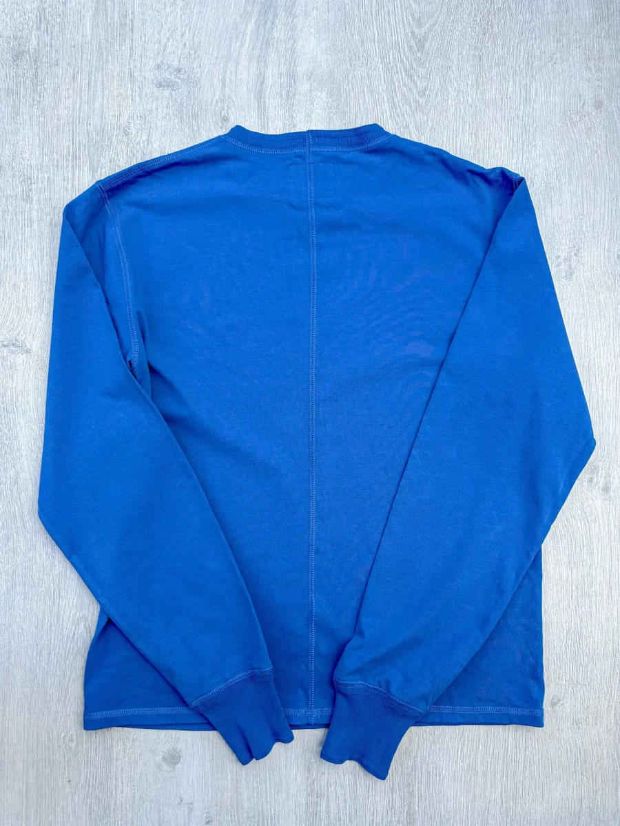Drake's Blue Long Sleeve Hiking Tee Shirt - Imagen 3