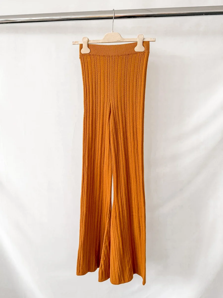 Spell & the Gypsy Brooklyn Bells Pointelle Knit Elastic Waist Trousers - Imagen 3