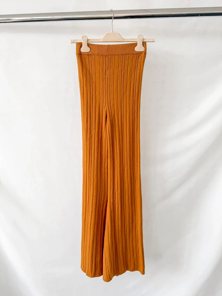 Spell & the Gypsy Brooklyn Bells Pointelle Knit Elastic Waist Trousers - Imagen 5